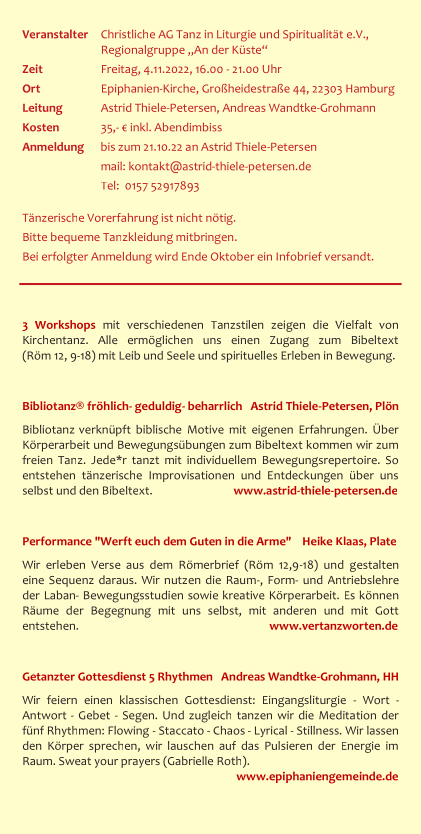 Flyer Rückseite